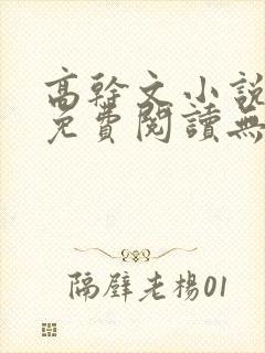 高干文小说全文免费阅读无弹窗