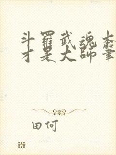 斗罗武魂本体我才是大师笔趣阁