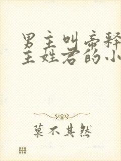 男主叫帝释天女主姓君的小说