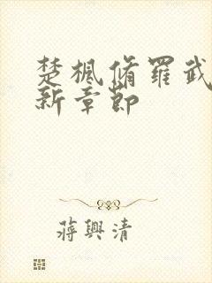 楚枫修罗武神全新章节