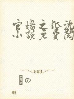 官场之狐沈荡的小说免费阅读