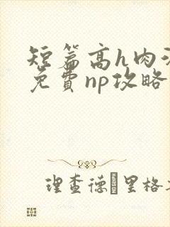 短篇高h肉汁文免费np攻略