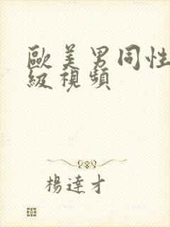 欧美男同性恋一级视频