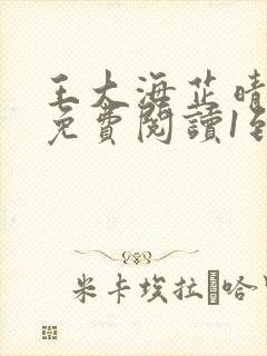 王大海芷晴正版免费阅读1到