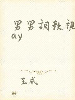 男男调教视频gay封面