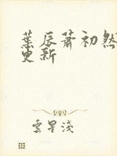 叶辰萧初然继续更新