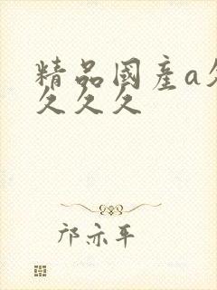 精品国产a久久久久久