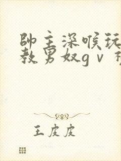 帅主深喉玩奴调教男奴gⅴ视频