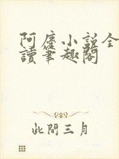 阿庆小说全文阅读笔趣阁