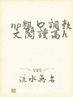 np粗口调教全文阅读高h
