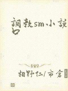 调教sm小说重口封面