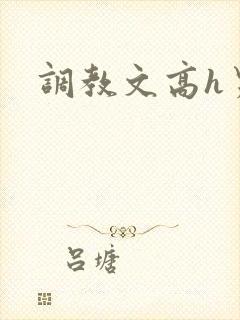 调教文高h男男