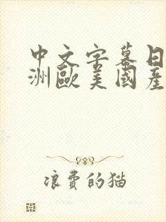 中文字幕日韩亚洲欧美国产