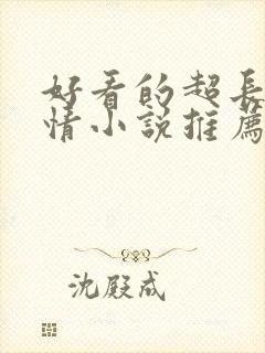 好看的超长篇言情小说推荐