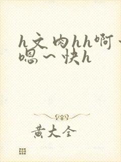 h文肉hh啊～嗯～快h