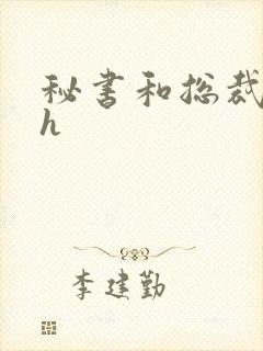 秘书和总裁小说h封面