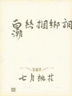 白丝捆绑调教高潮封面