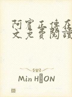 阿宾正传在线全文免费阅读无删减