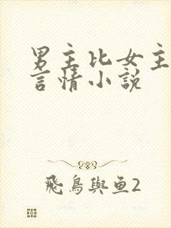 男主比女主大的言情小说