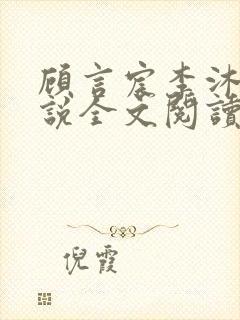 顾言宸李沐歌小说全文阅读