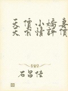 天价小娇妻33天索情评价