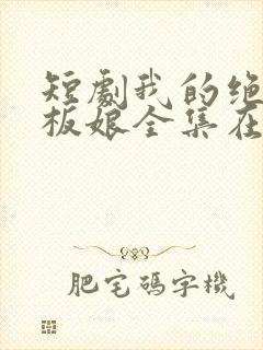 短剧我的绝色老板娘全集在线观看