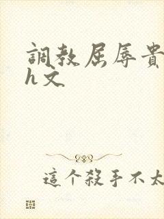 调教屈辱贵女沦h文