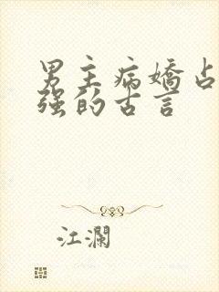 男主病娇占有欲强的古言