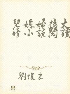 儿媳妇杨大明苏晴小说阅读