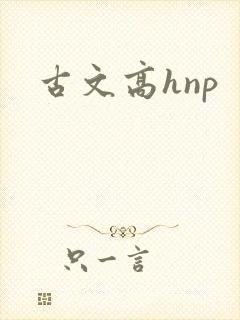 古文高hnp