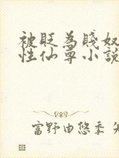 被贬为贱奴的双性仙尊小说封面