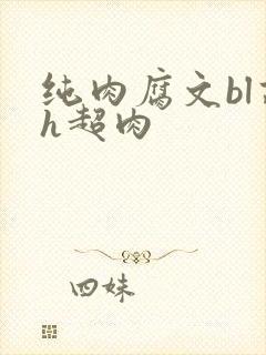纯肉腐文bl高h超肉封面