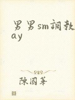 男男sm调教gay