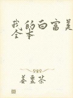 我的白富美老婆全本封面