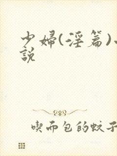 少妇(淫篇)小说