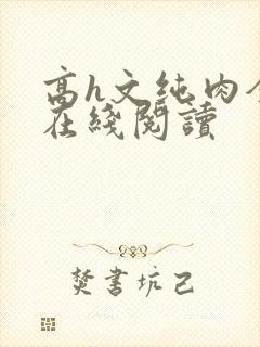 高h文纯肉全肉在线阅读封面