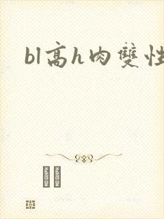 bl高h肉双性封面