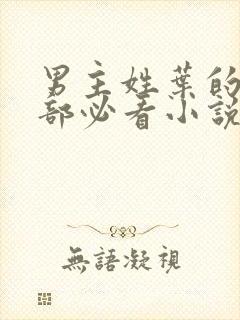 男主姓叶的50部必看小说封面