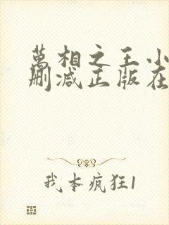 万相之王小说无删减正版在线阅读