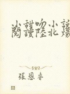 小甜吻小说免费阅读陆北炀