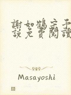 谢如鹤宋予朵小说免费阅读最新章节