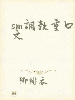 sm调教重口h文