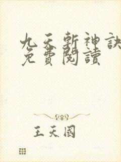 九天斩神诀林辰免费阅读封面