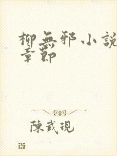 柳无邪小说最新章节