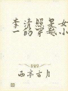 李清照是女主之一的穿越小说