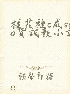 校花被c成sao货调教小说