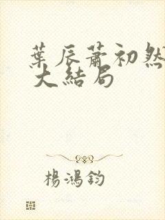 叶辰萧初然最新 大结局