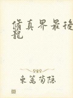 修真界最后一条龙