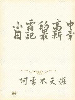 小霜的高中成长日记最新章节