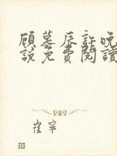 顾慕辰许晚音小说免费阅读最新章节